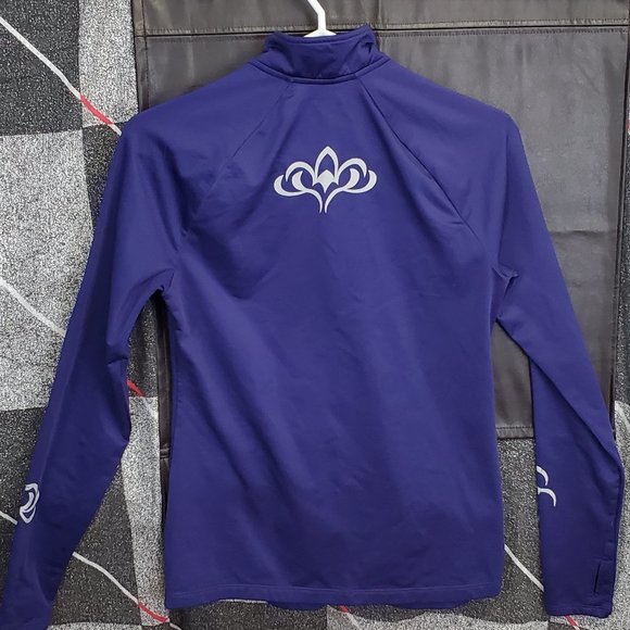COPY - Women’s S purple Layer8 1/2 zip up shirt - Picture 1 of 3